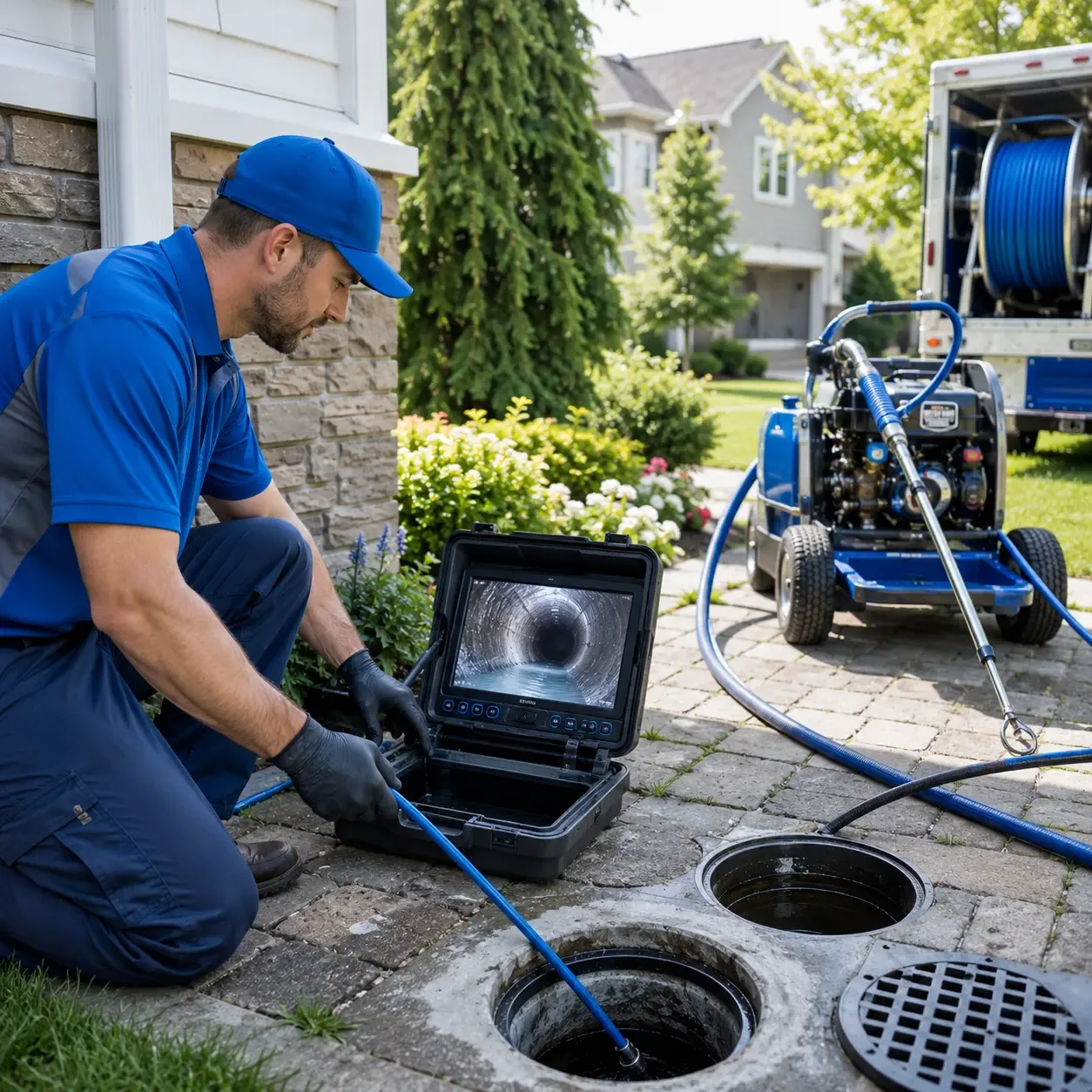 Outdoor drain cleaning professionals serving Glendale, MA